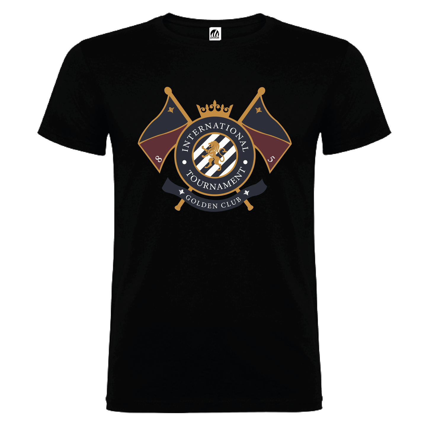 Camiseta Manga Corta Hombre Personalizada "Golden Club"