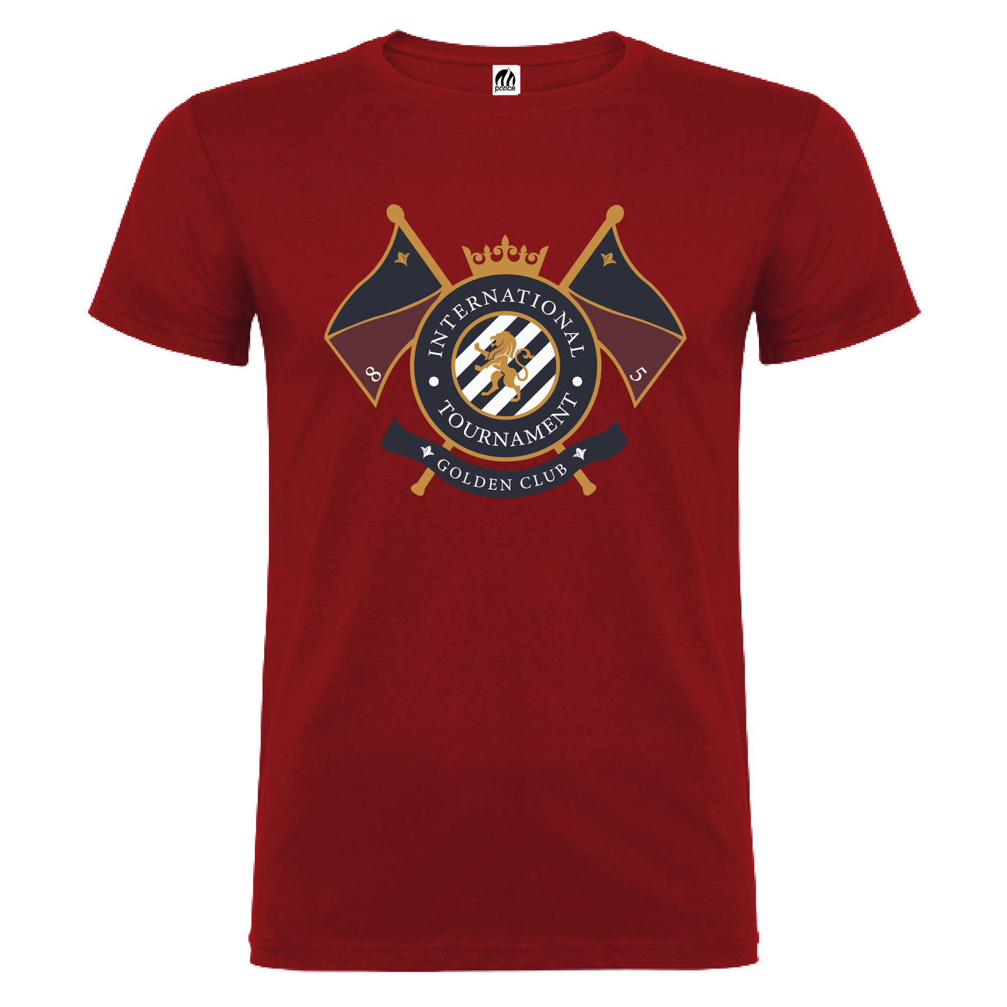 Camiseta Manga Corta Hombre Personalizada "Golden Club"