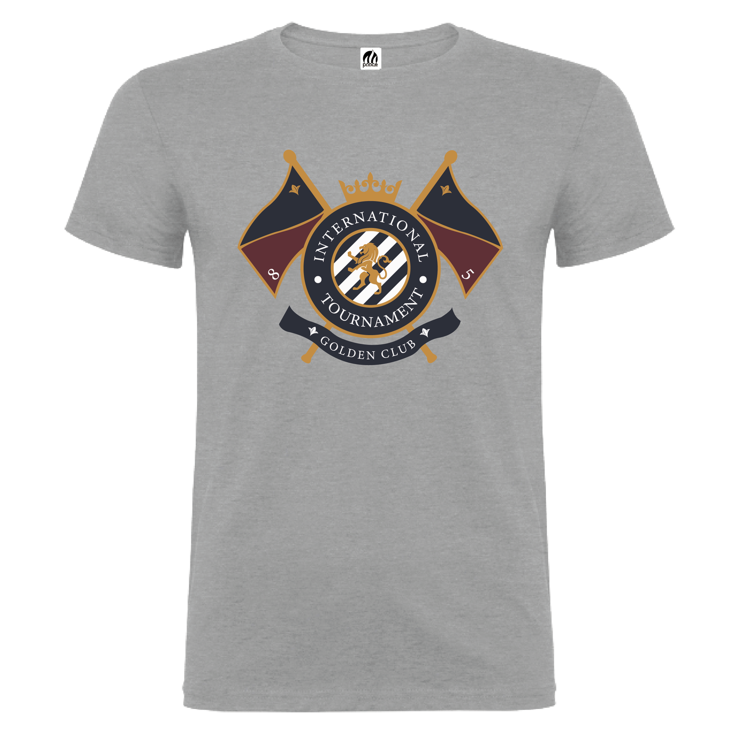 Camiseta Manga Corta Hombre Personalizada "Golden Club"