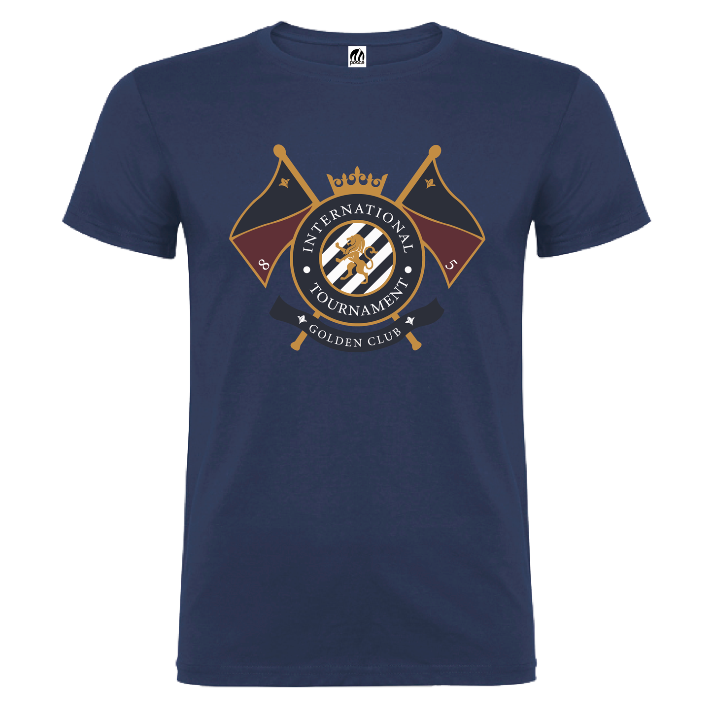 Camiseta Manga Corta Hombre Personalizada "Golden Club"