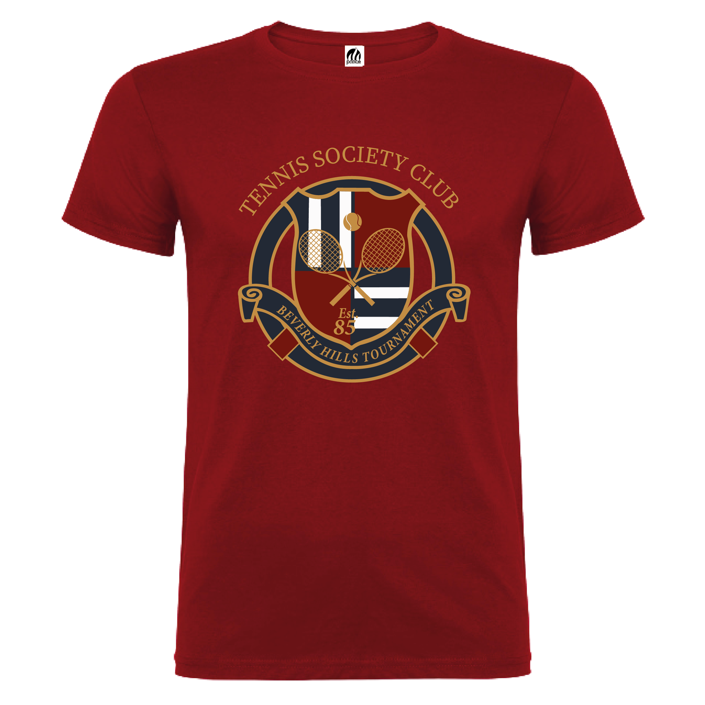 Camiseta Manga Corta Hombre Personalizada "Tennis Club"