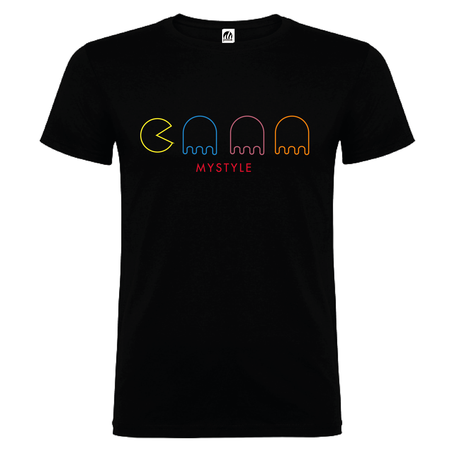 Camiseta Manga Corta Hombre Personalizada "Pac-Man"