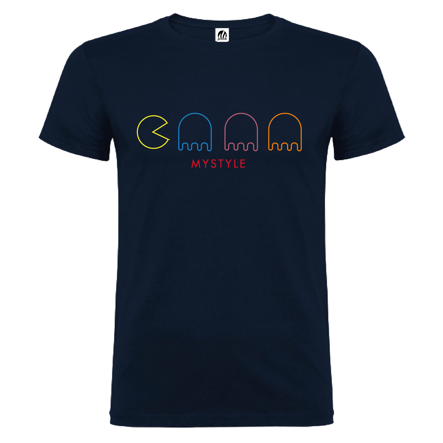 Camiseta Manga Corta Hombre Personalizada "Pac-Man"