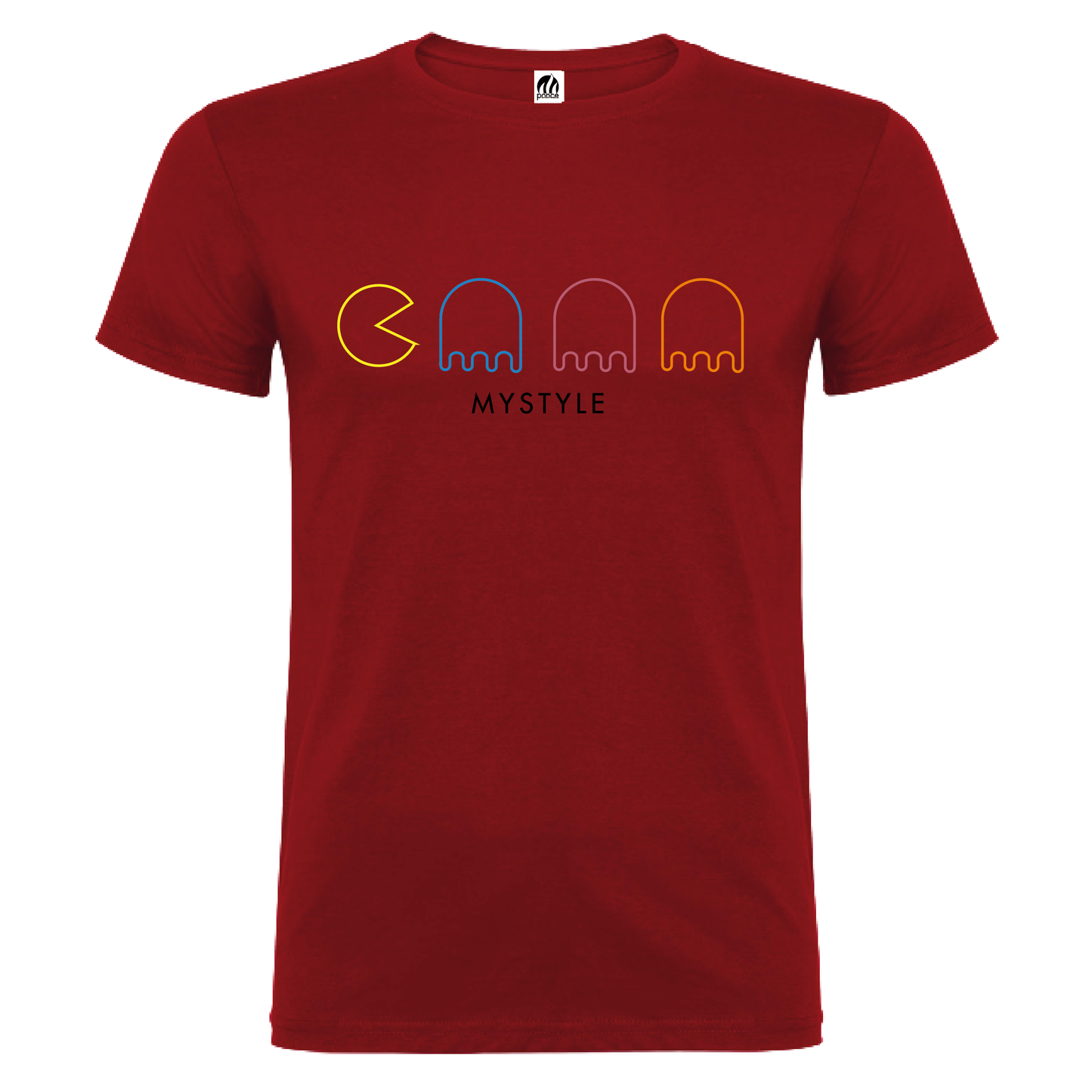 Camiseta Manga Corta Hombre Personalizada "Pac-Man"