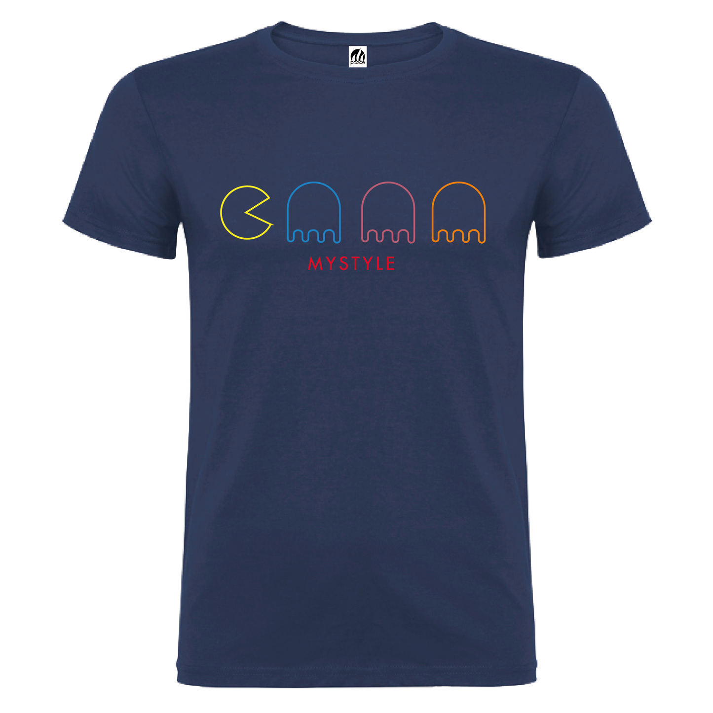 Camiseta Manga Corta Hombre Personalizada "Pac-Man"