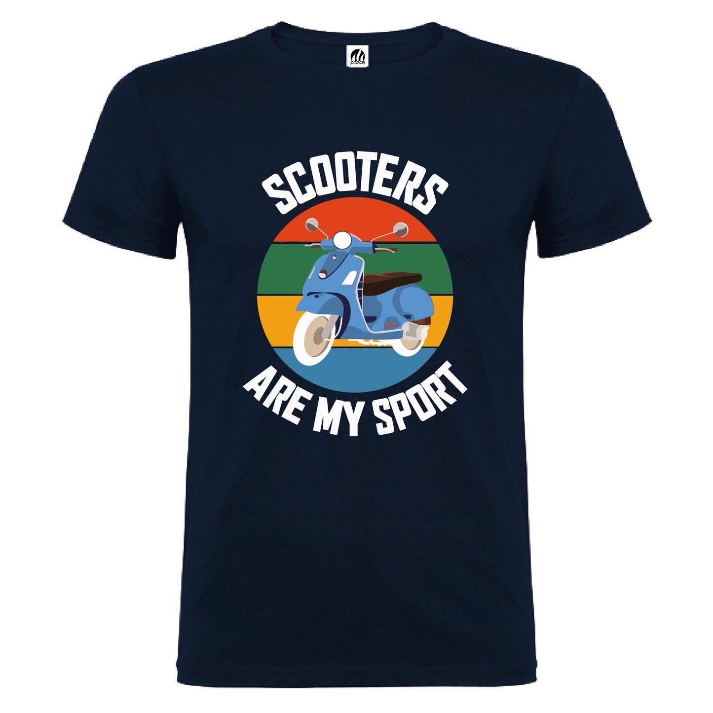 Camiseta Manga Corta Hombre Personalizada "Scooters"