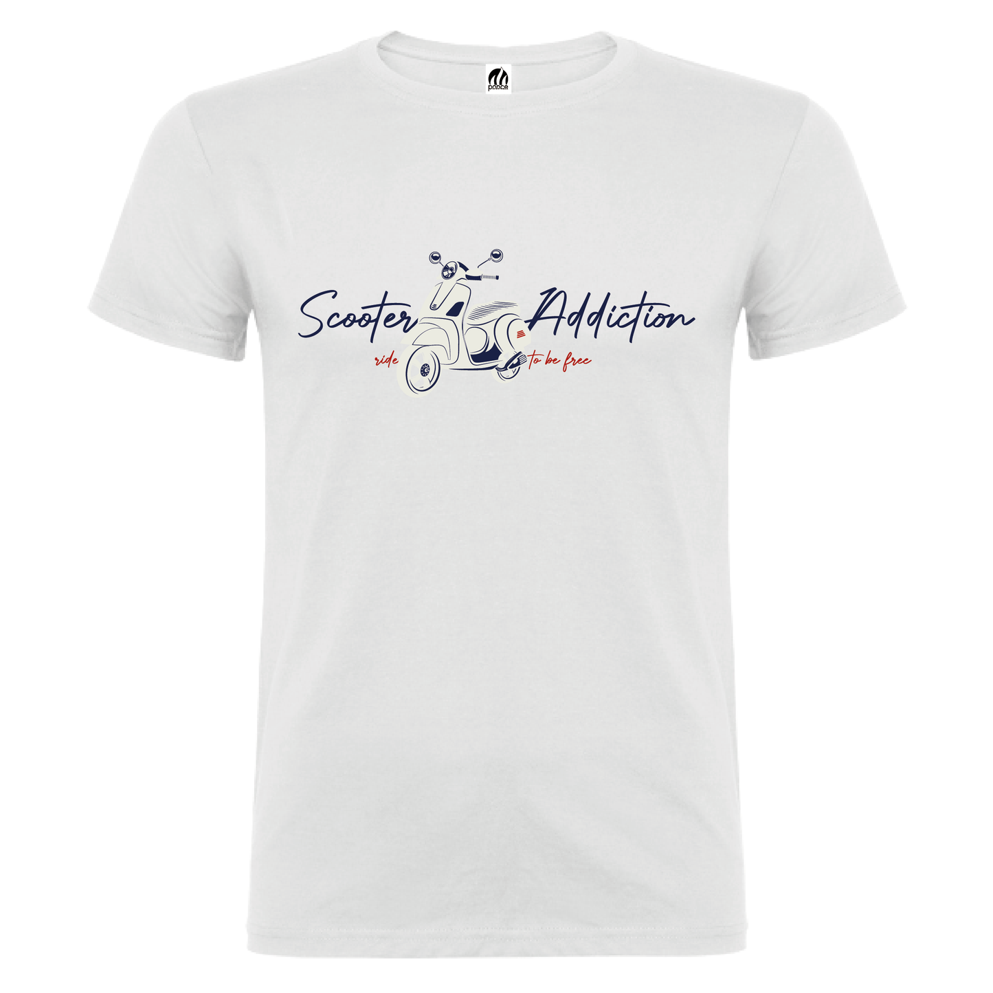 Camiseta Manga Corta Hombre Personalizada "Ride to be free"