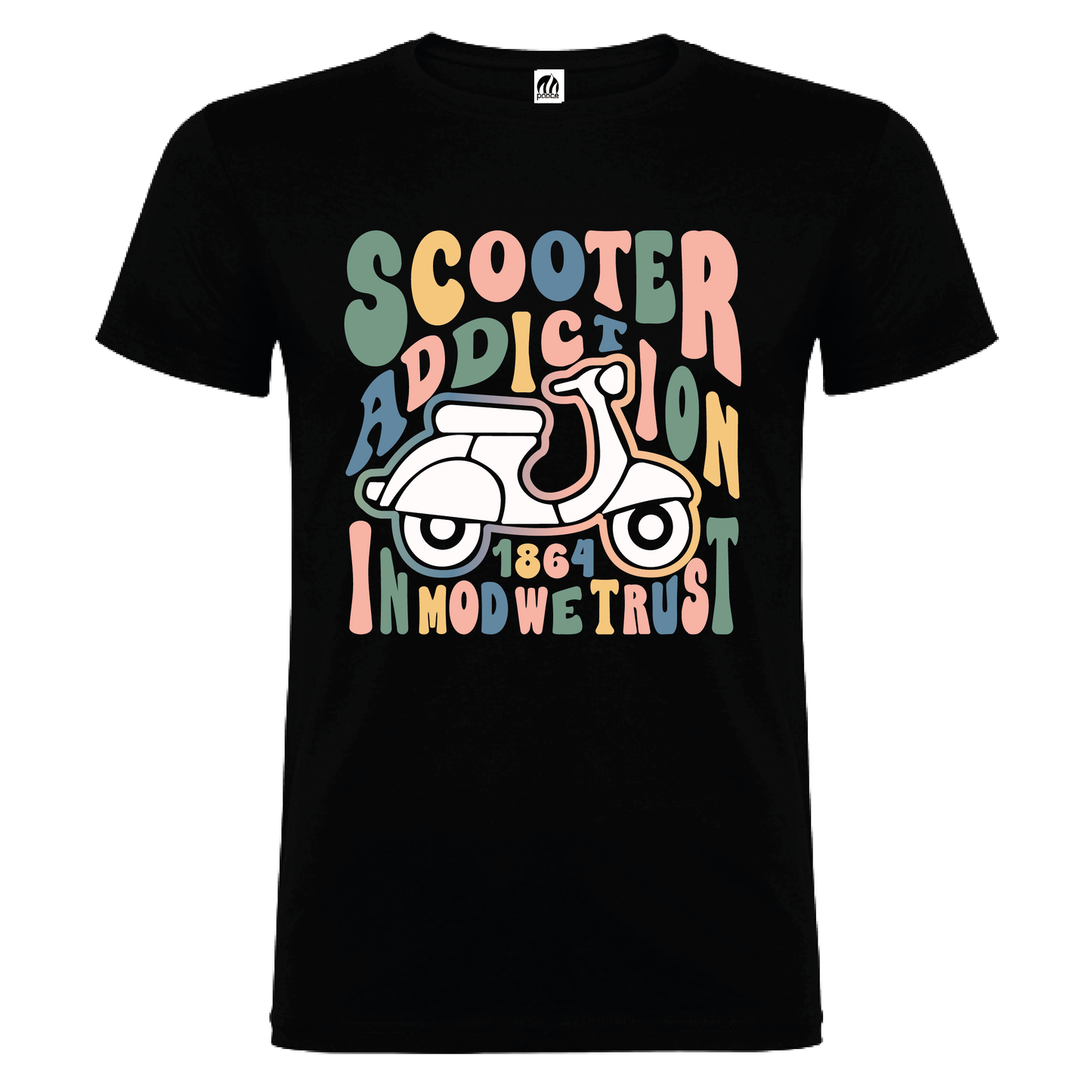 Camiseta Manga Corta Hombre Personalizada "Scooter addiction"