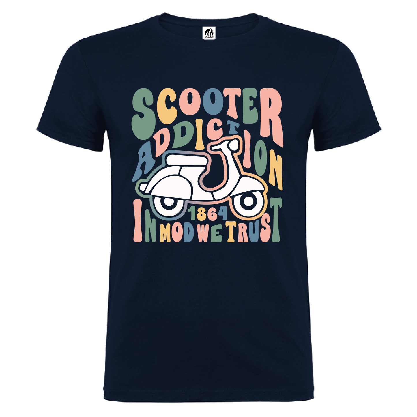 Camiseta Manga Corta Hombre Personalizada "Scooter addiction"