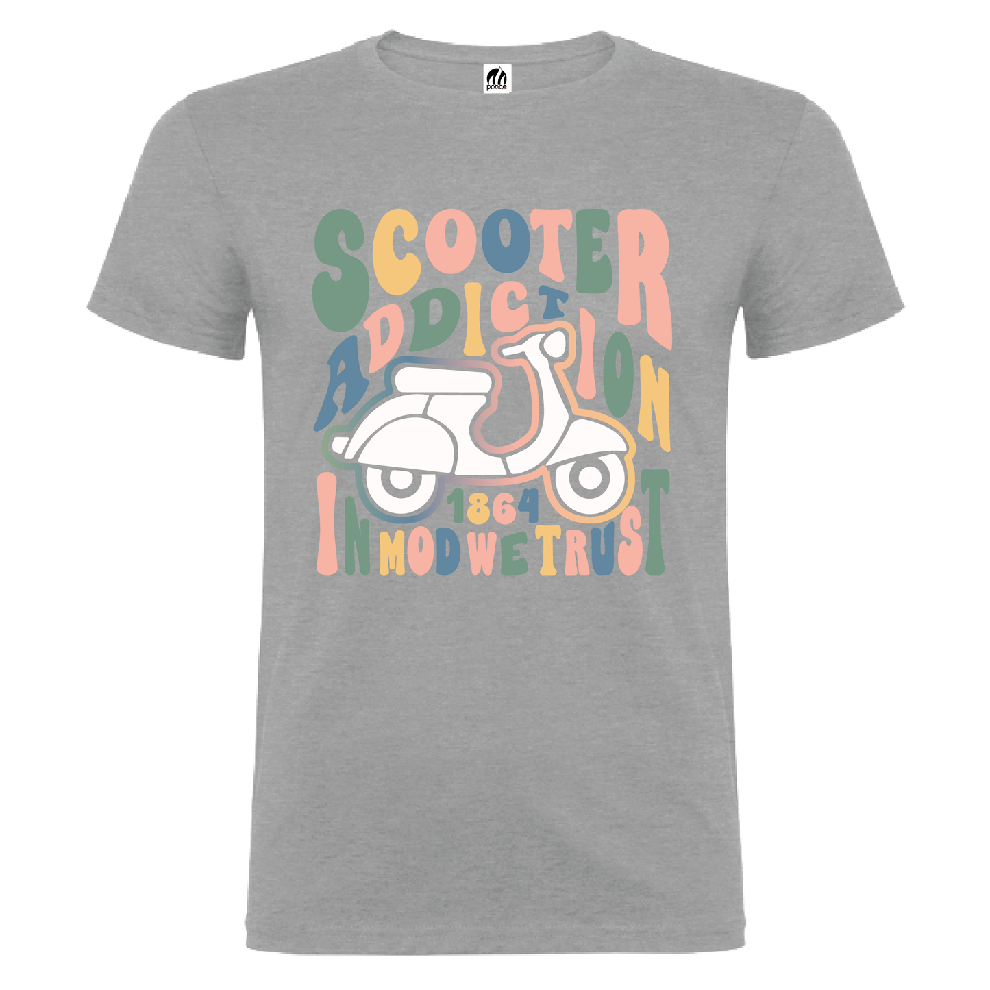 Camiseta Manga Corta Hombre Personalizada "Scooter addiction"
