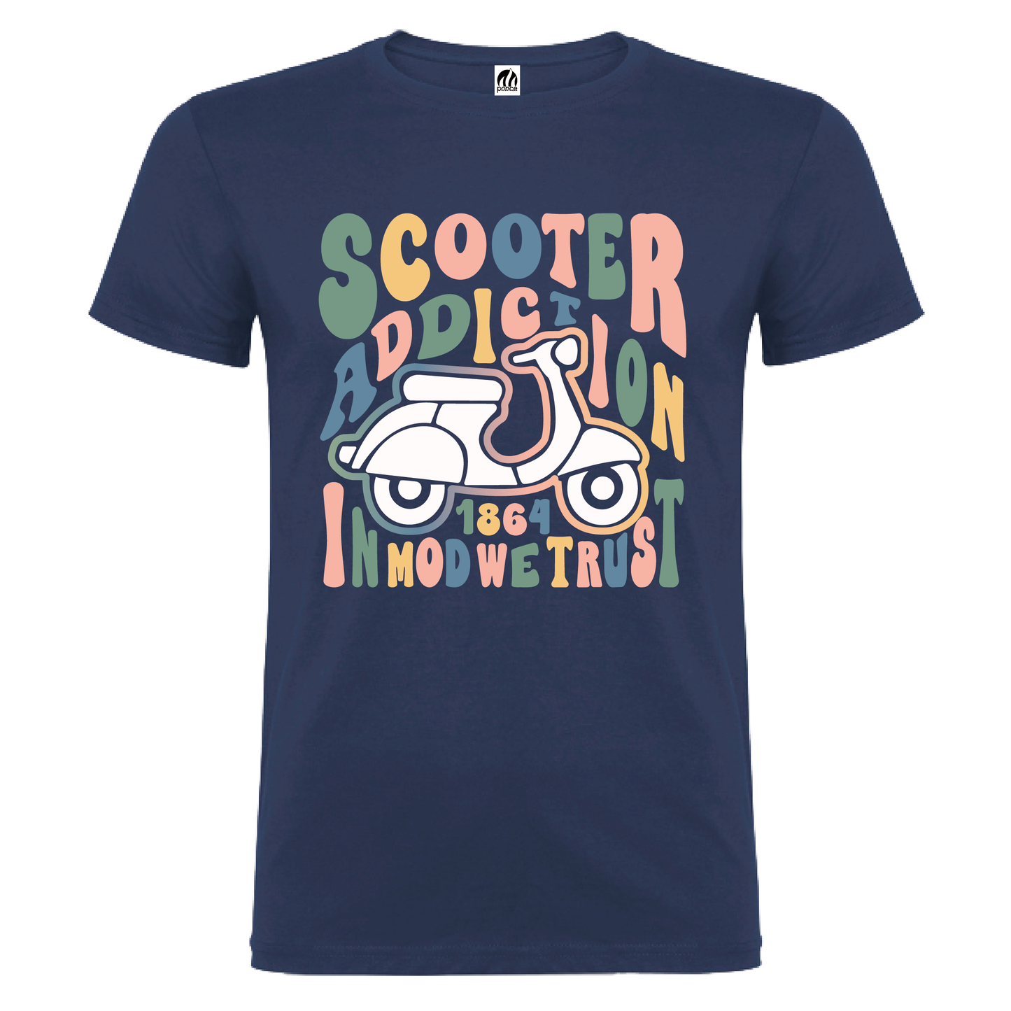 Camiseta Manga Corta Hombre Personalizada "Scooter addiction"