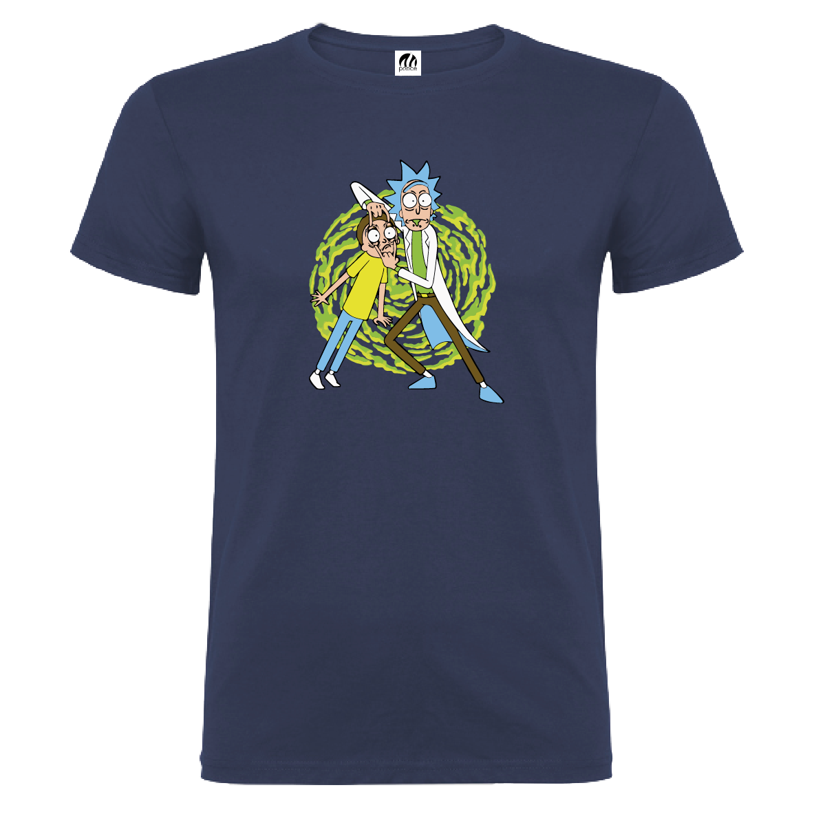 Camiseta Manga Corta Hombre Personalizada "Rick y Morty"