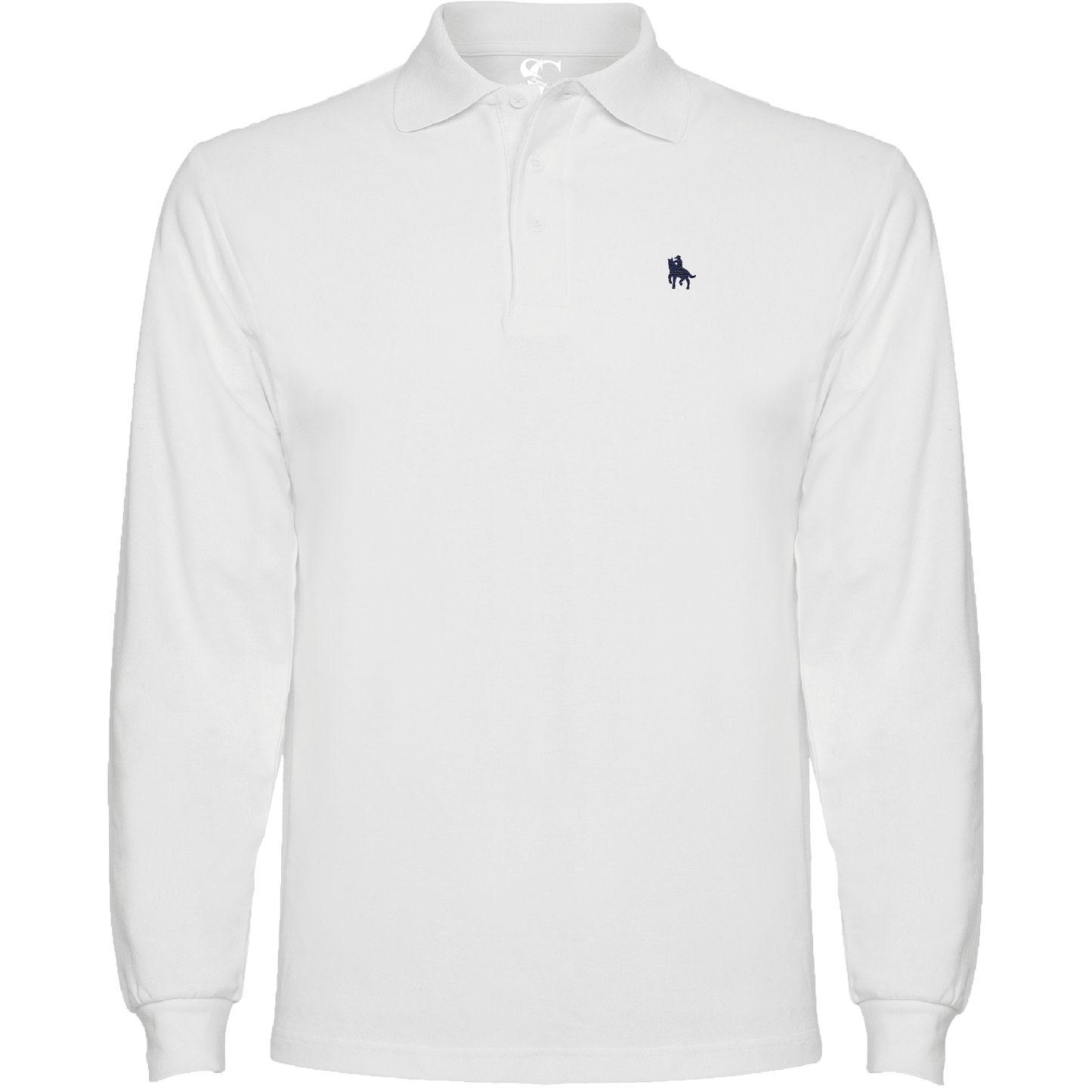 Polo manga larga Blanco