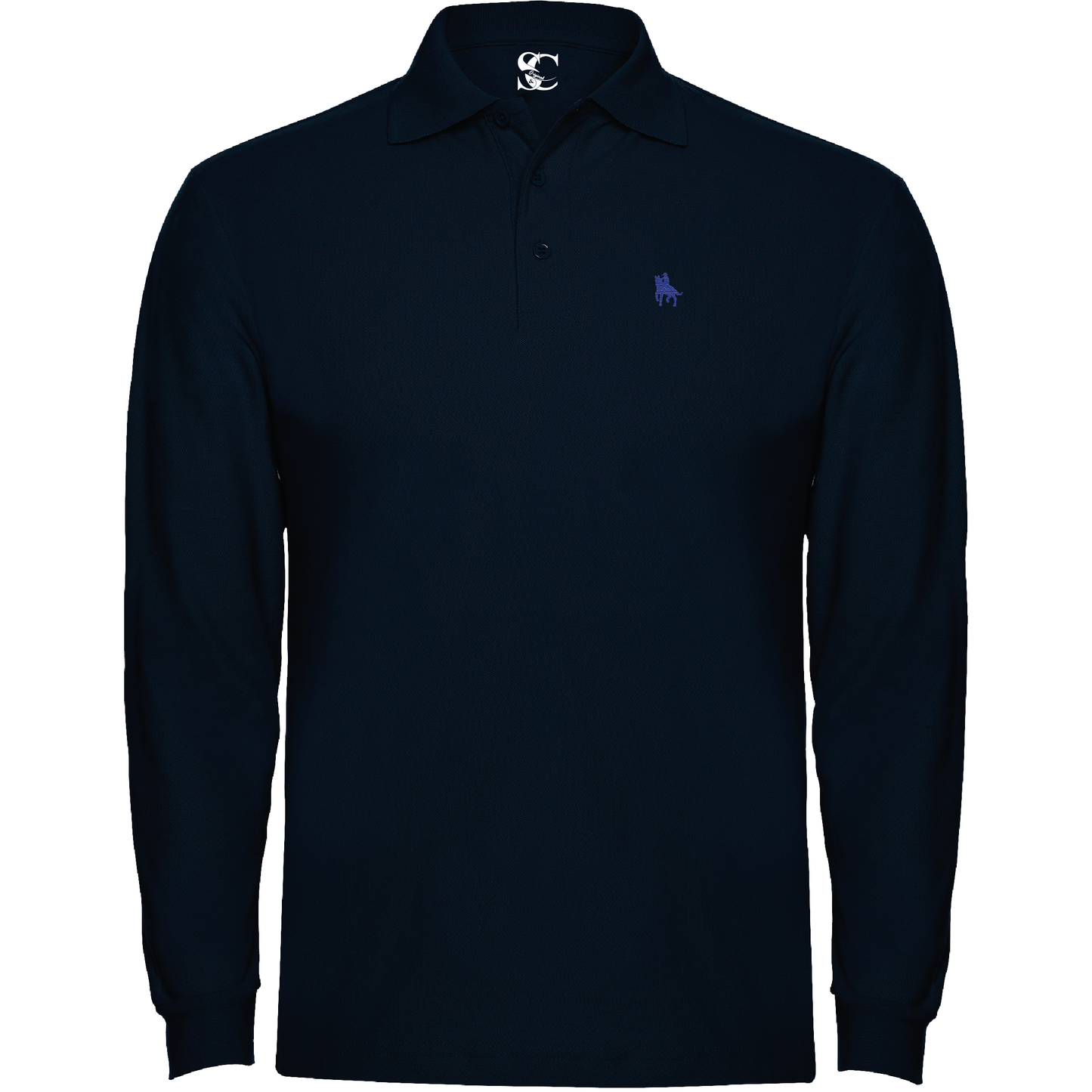 Polo manga larga Marino