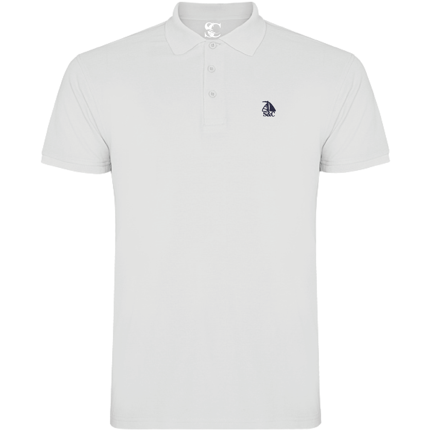 Polo manga corta Blanco
