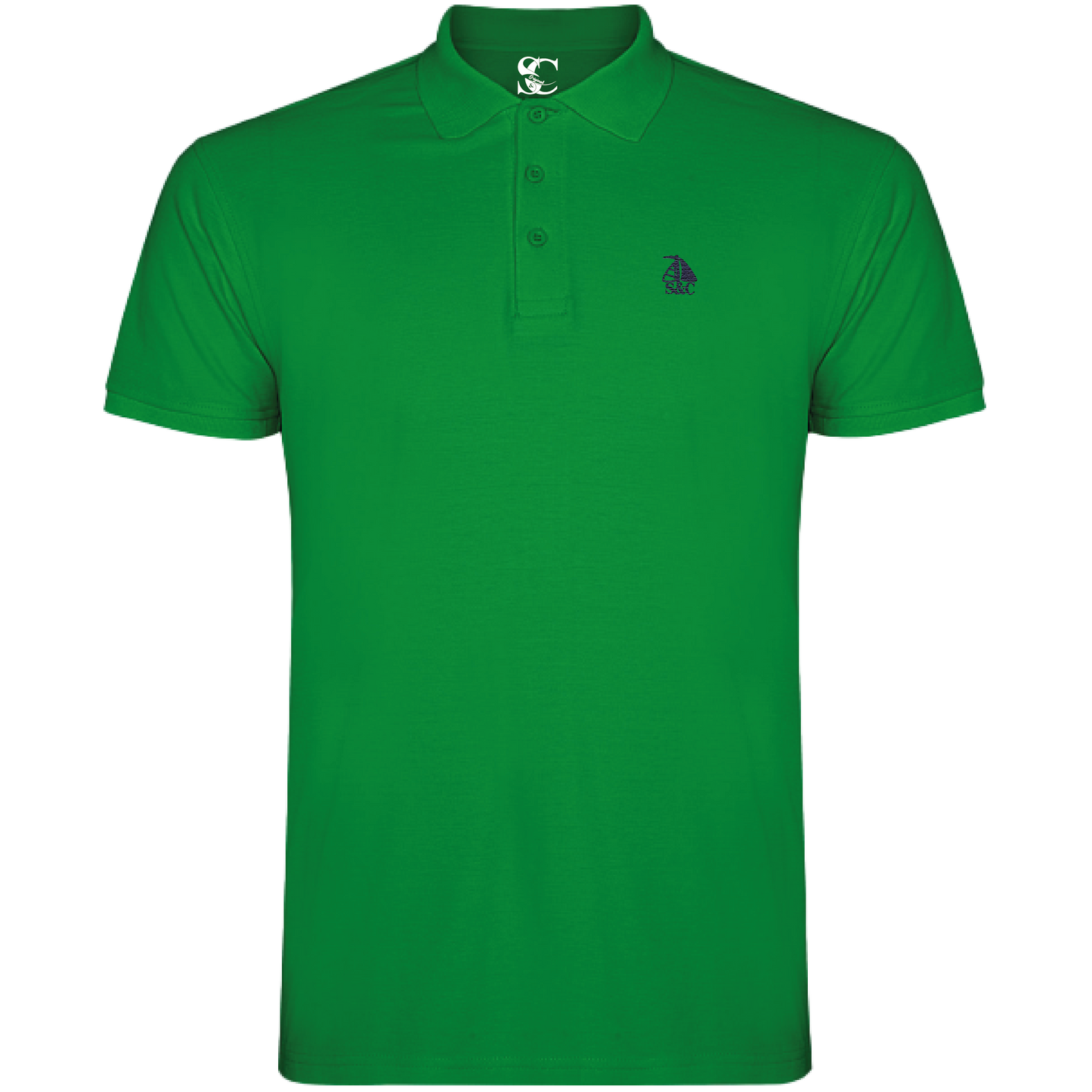 Polo manga corta Verde Tropical
