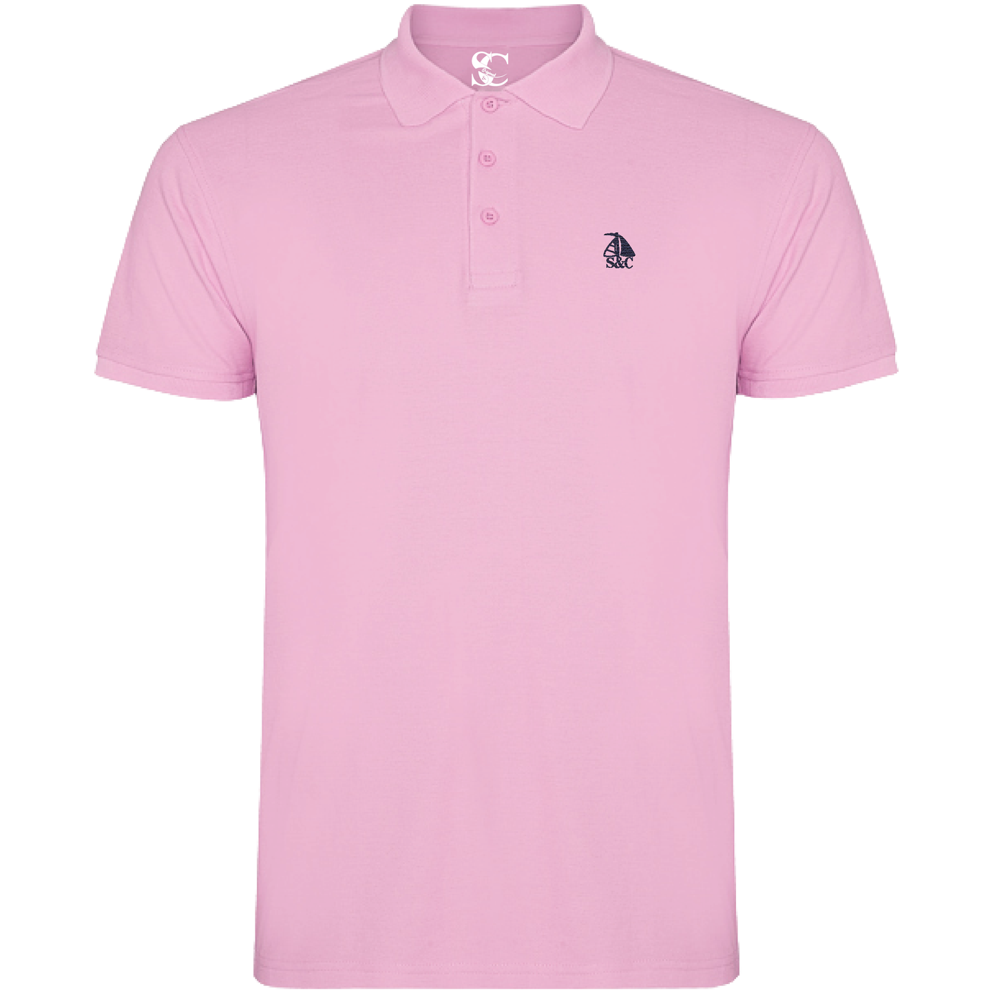 Polo manga corta Rosa