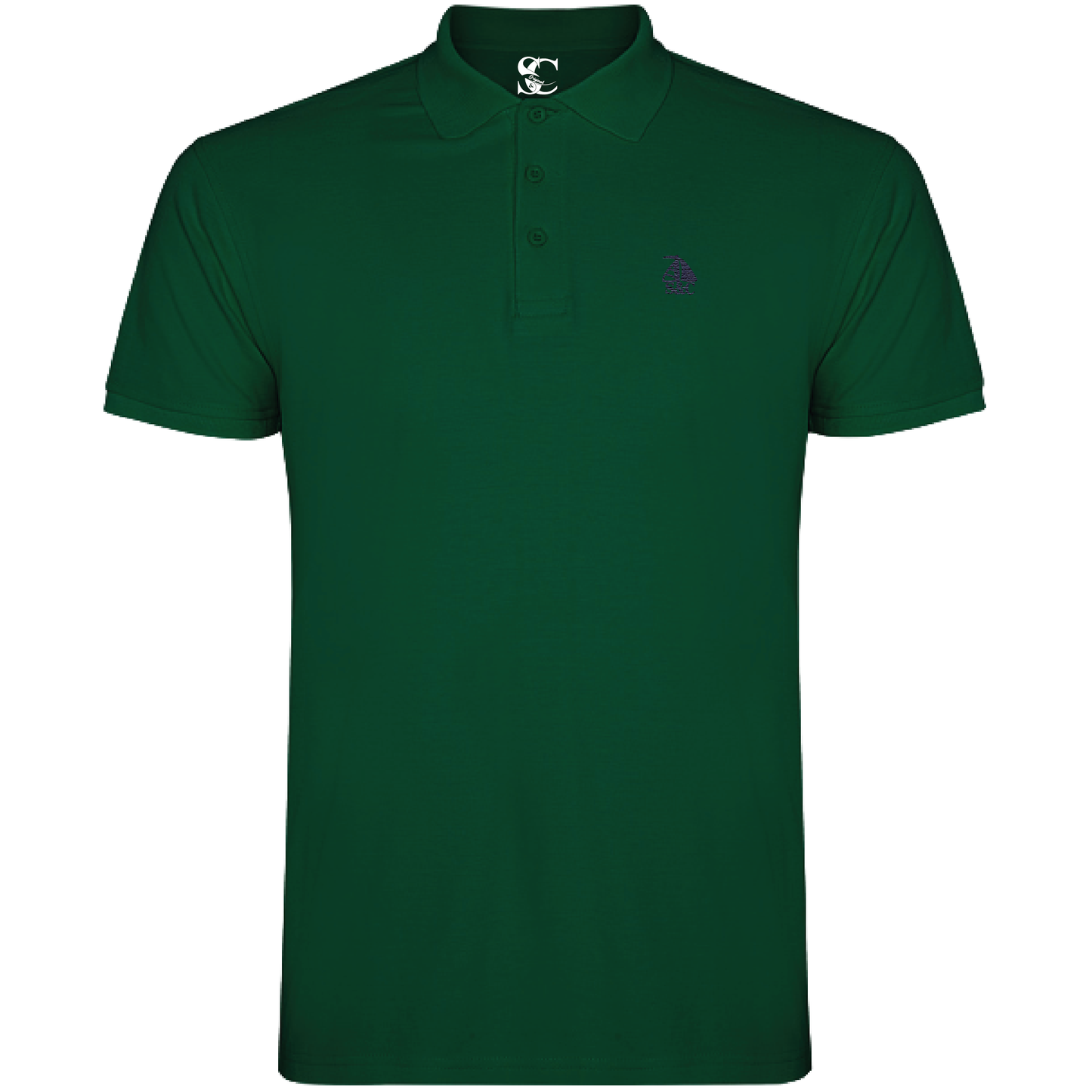 Polo manga corta Verde Botella