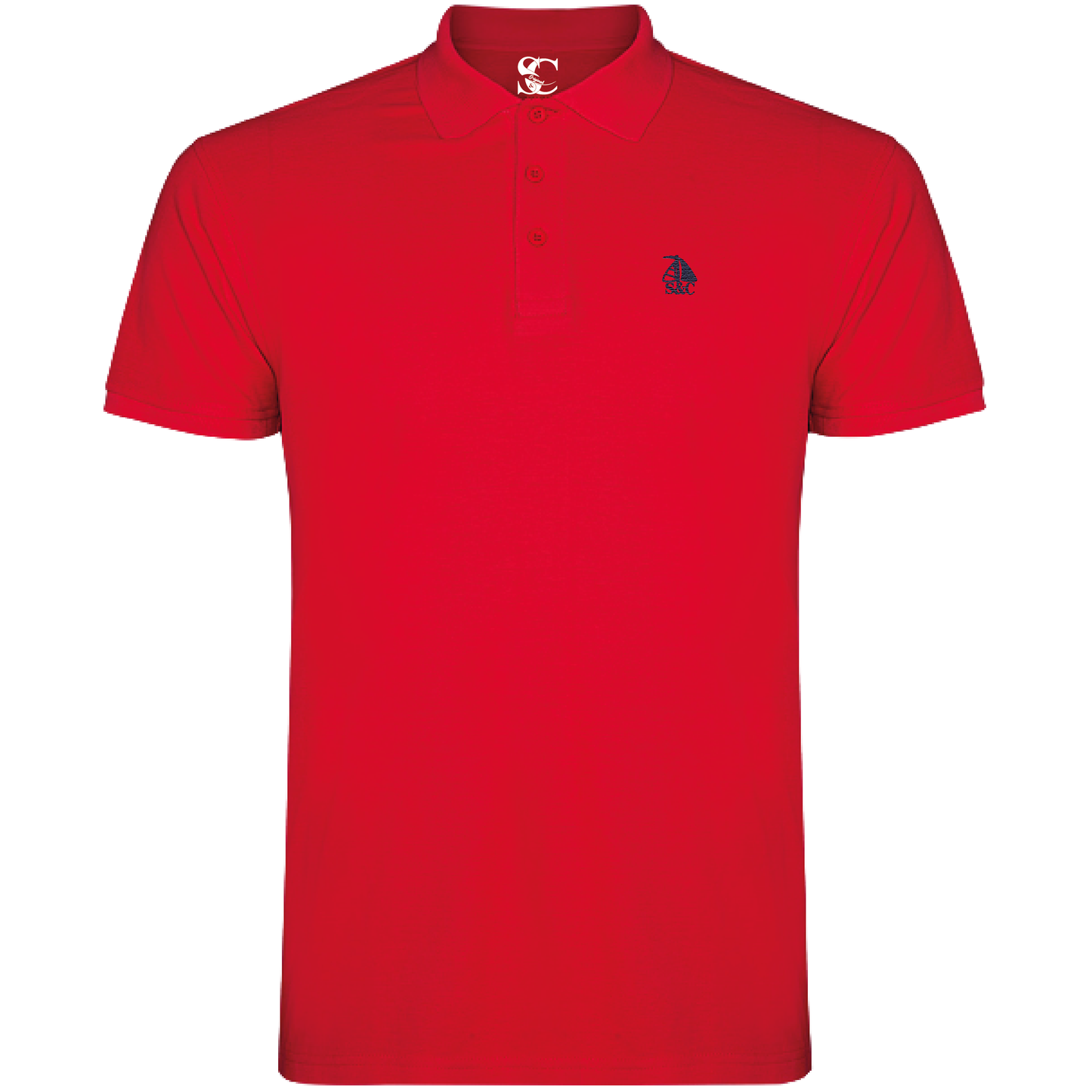 Polo manga corta Rojo
