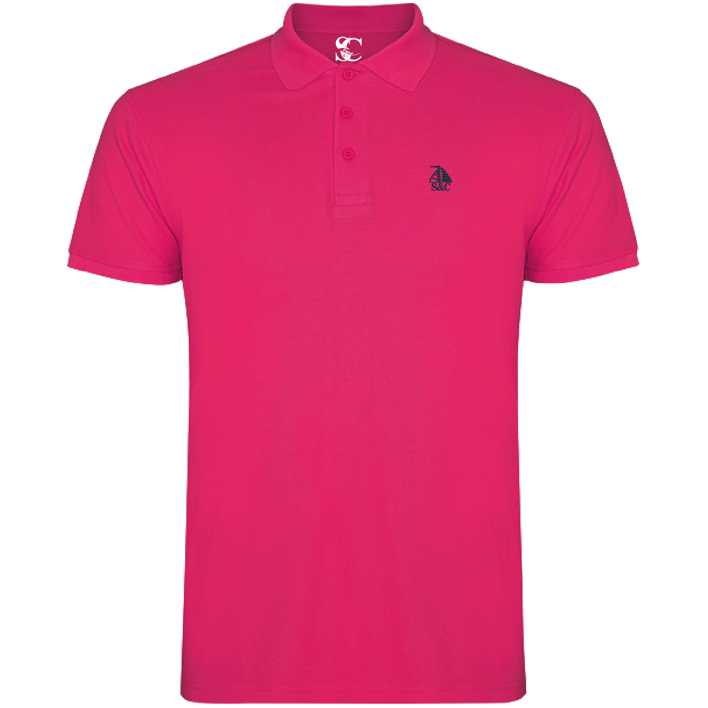 Polo manga corta Fucsia