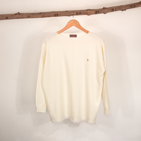 Jersey de Mujer Oversize Blanco Roto