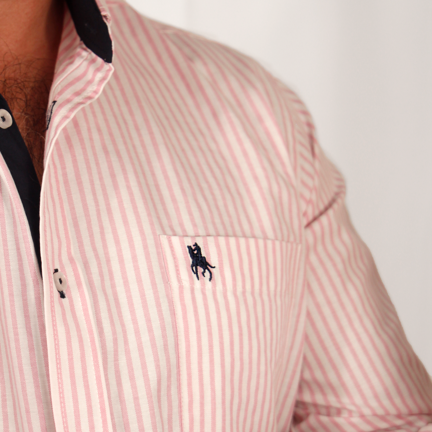 Camisa rayas rosa