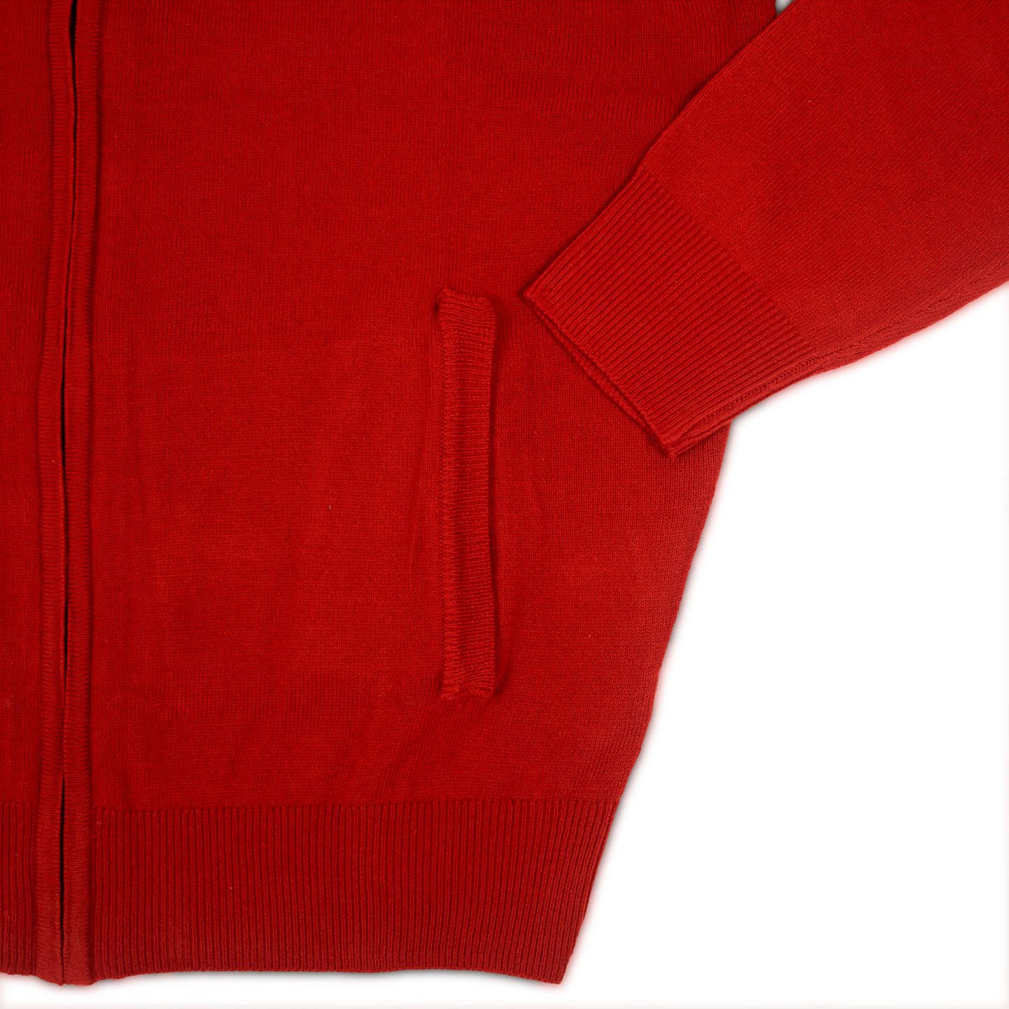 Chaqueta Hombre de Punto Roja