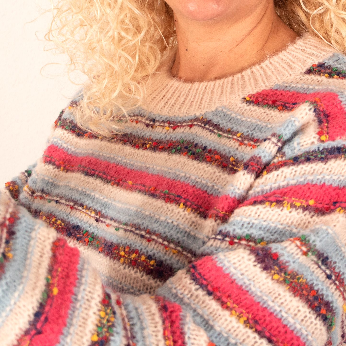 Jersey de Mujer de Rayas Multicolor
