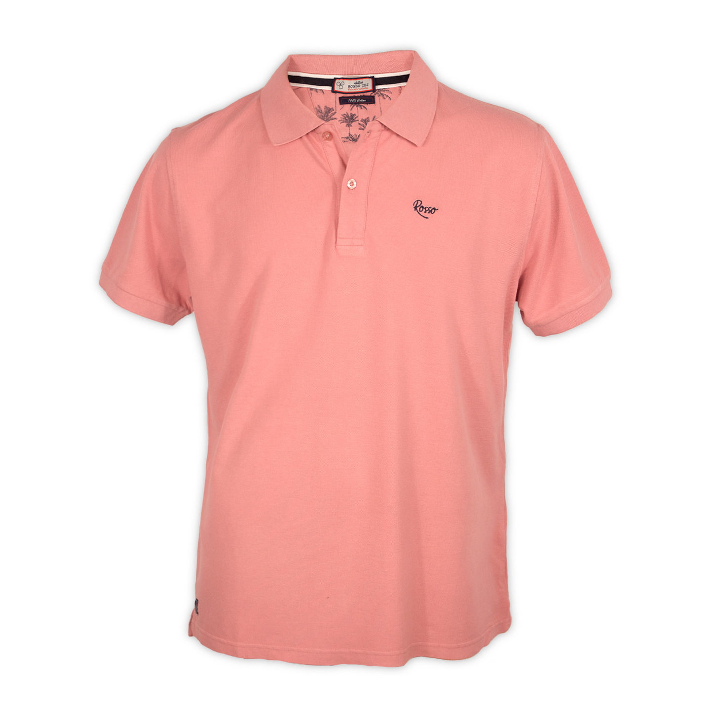 Polo manga corta hombre Rosso Rosa