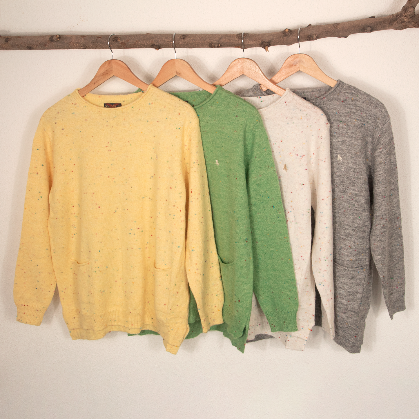 Jersey de Mujer Oversize Verde con Bolsillos