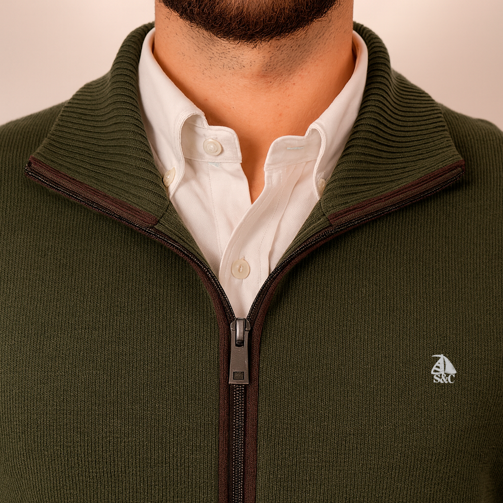 Chaqueta cerrojillo kaki