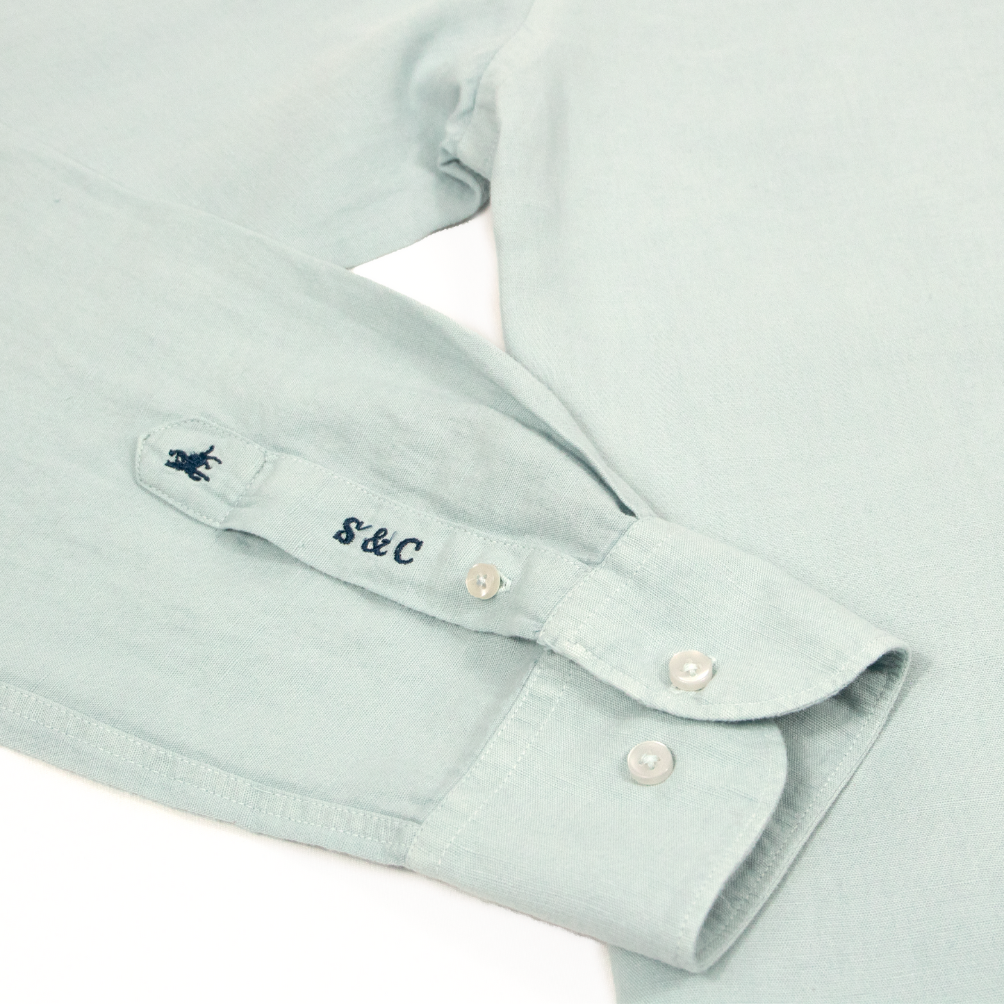 Camisa lino Agua