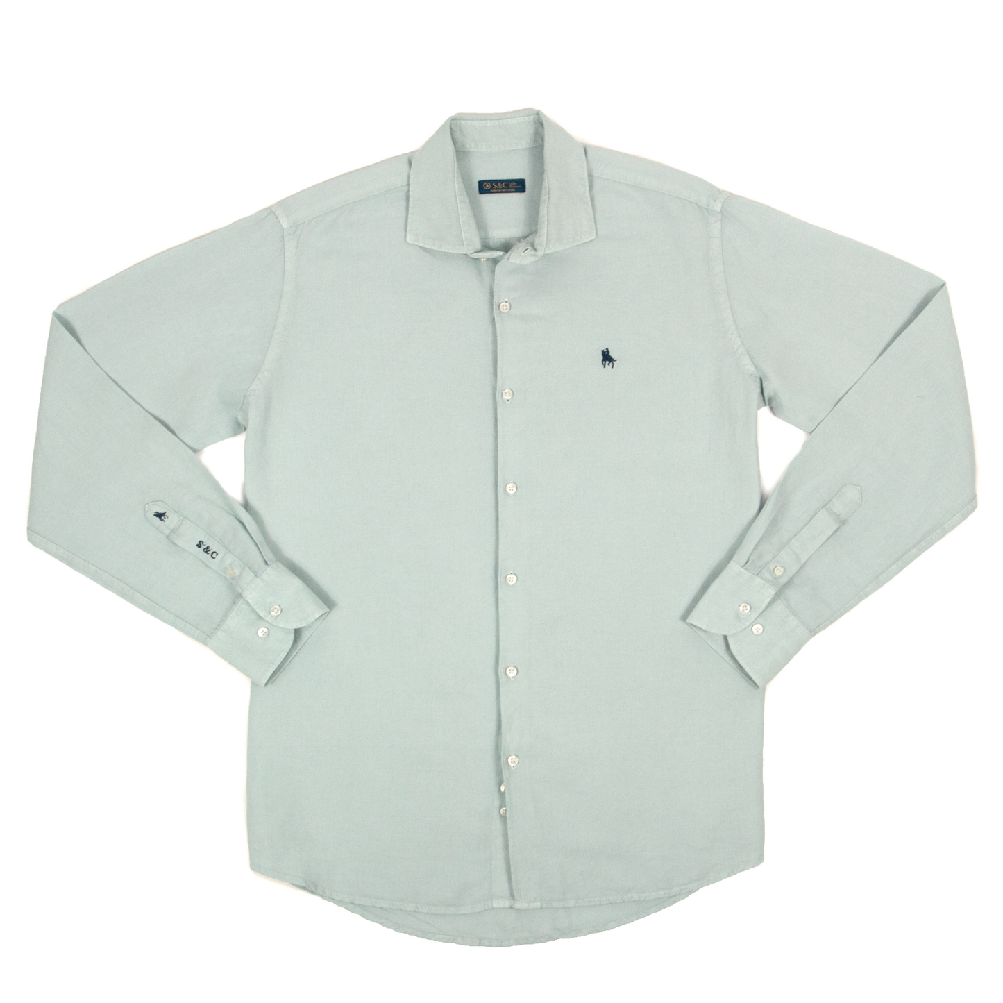 Camisa lino Agua