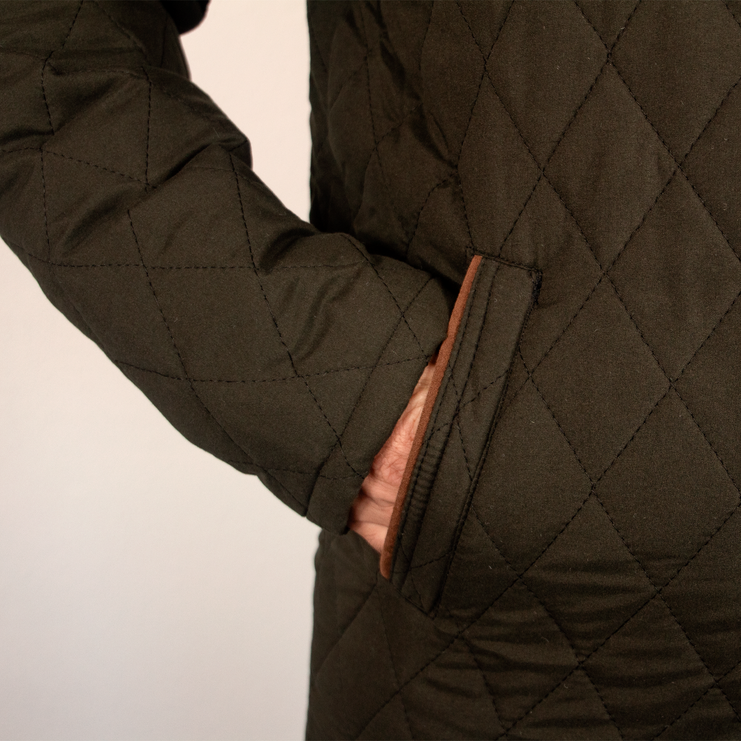 Chaqueta rombos Verde