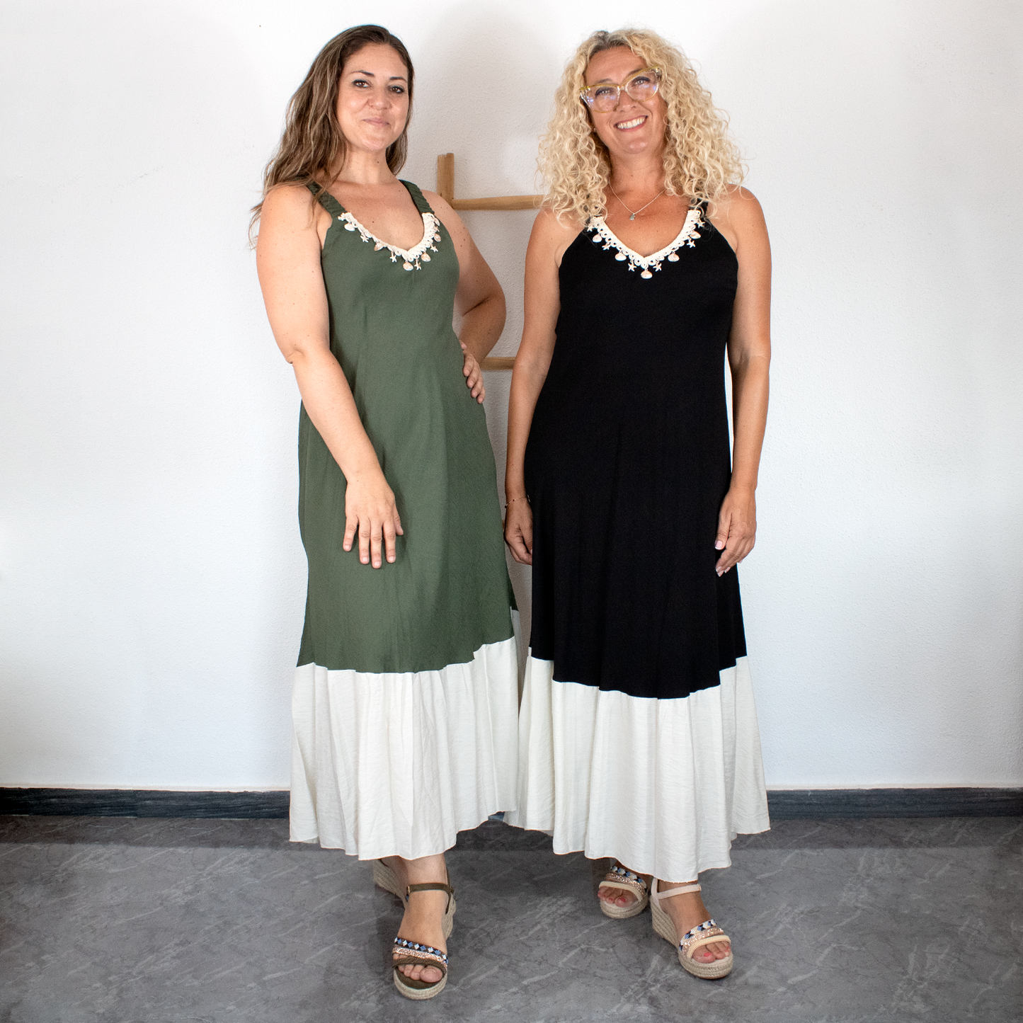Vestido conchas de mar