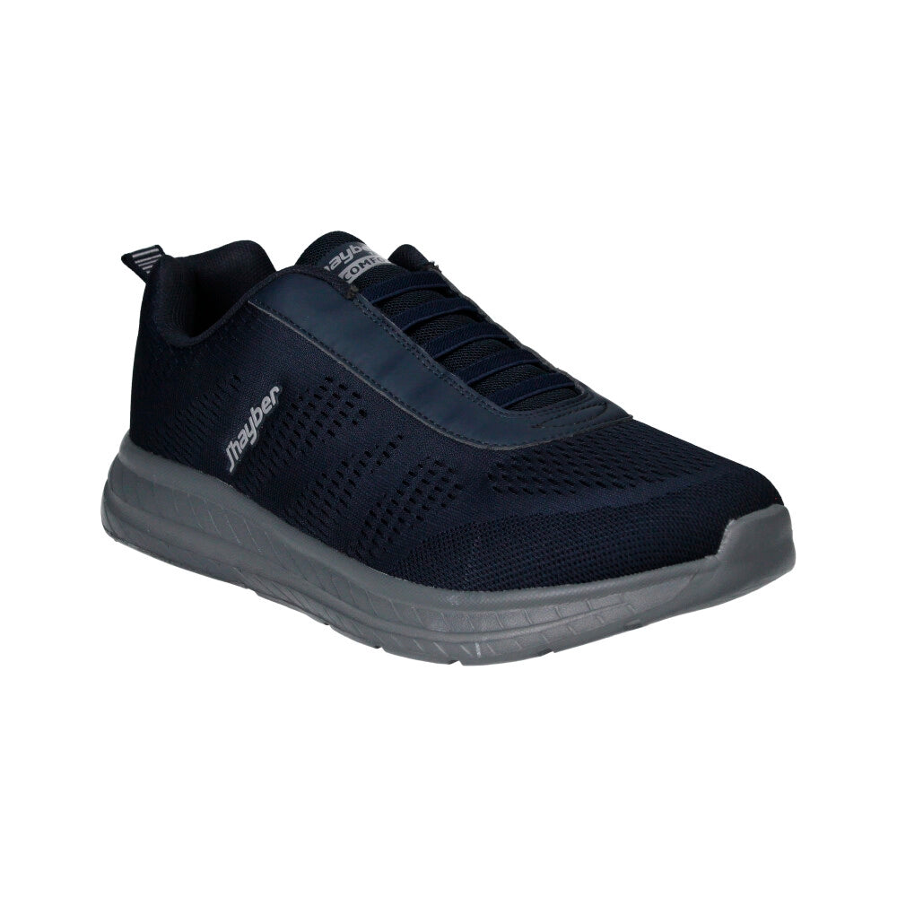Zapatillas cómodas de hombre Canela Azul Marino