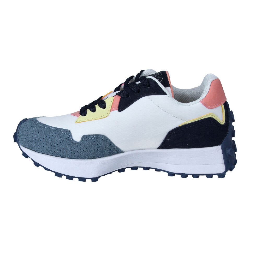 Zapatillas Deportivas de mujer Jhayber "White Navy Checo"