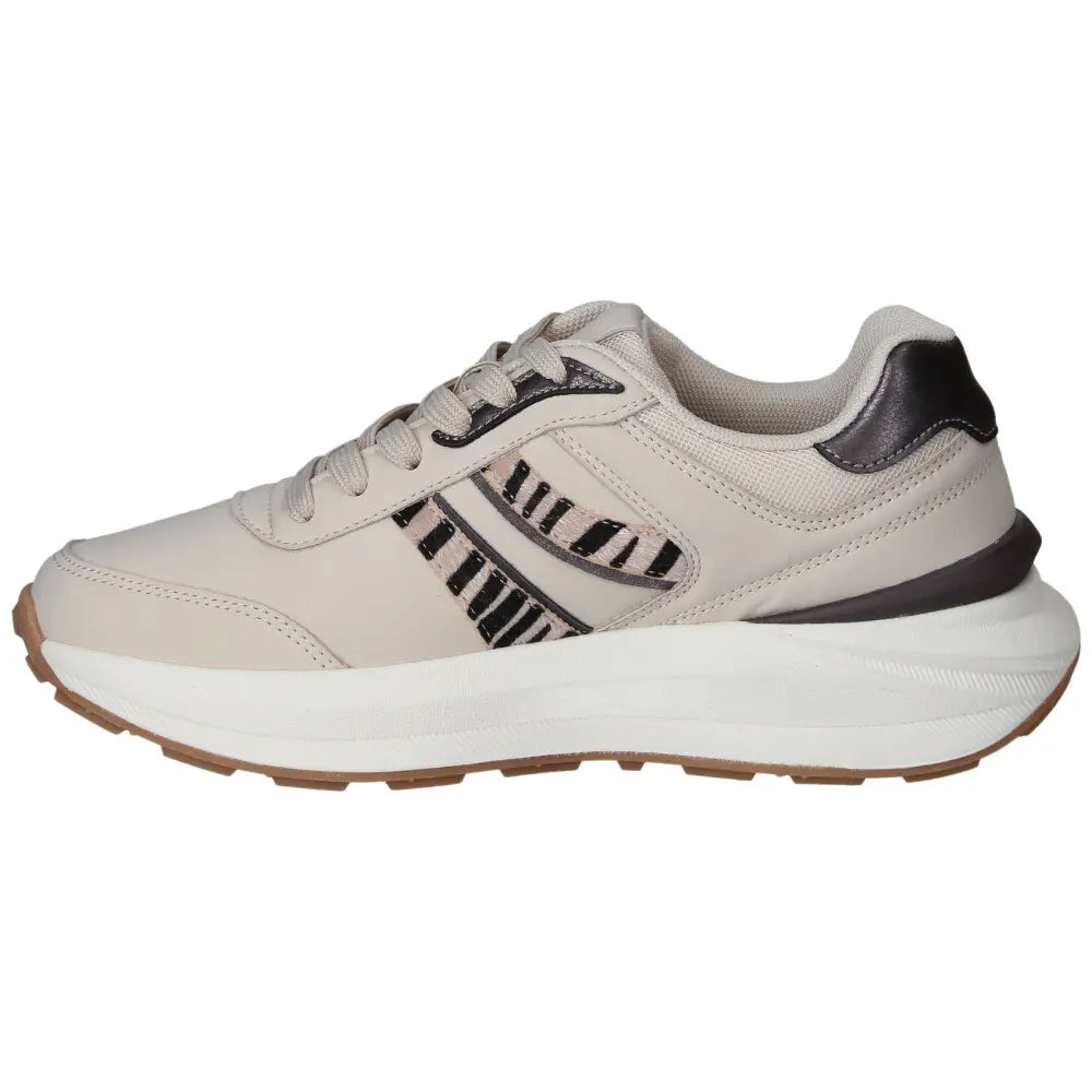 Zapatillas deportivas de mujer Jhayber "Cherpa Beige"