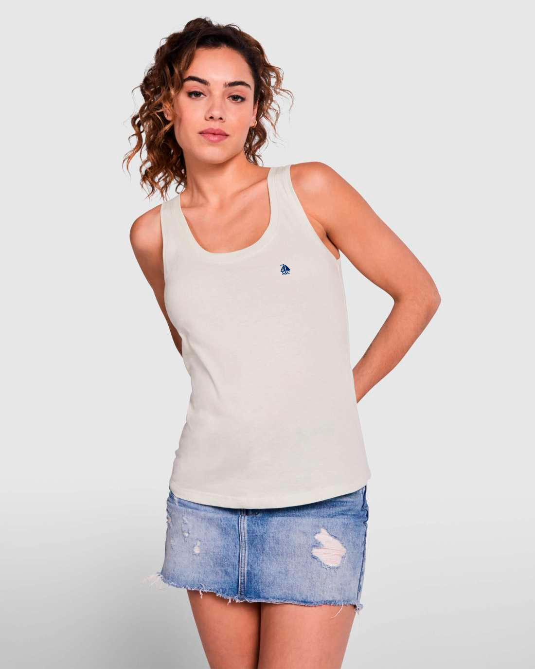 Camiseta de tirantes coral