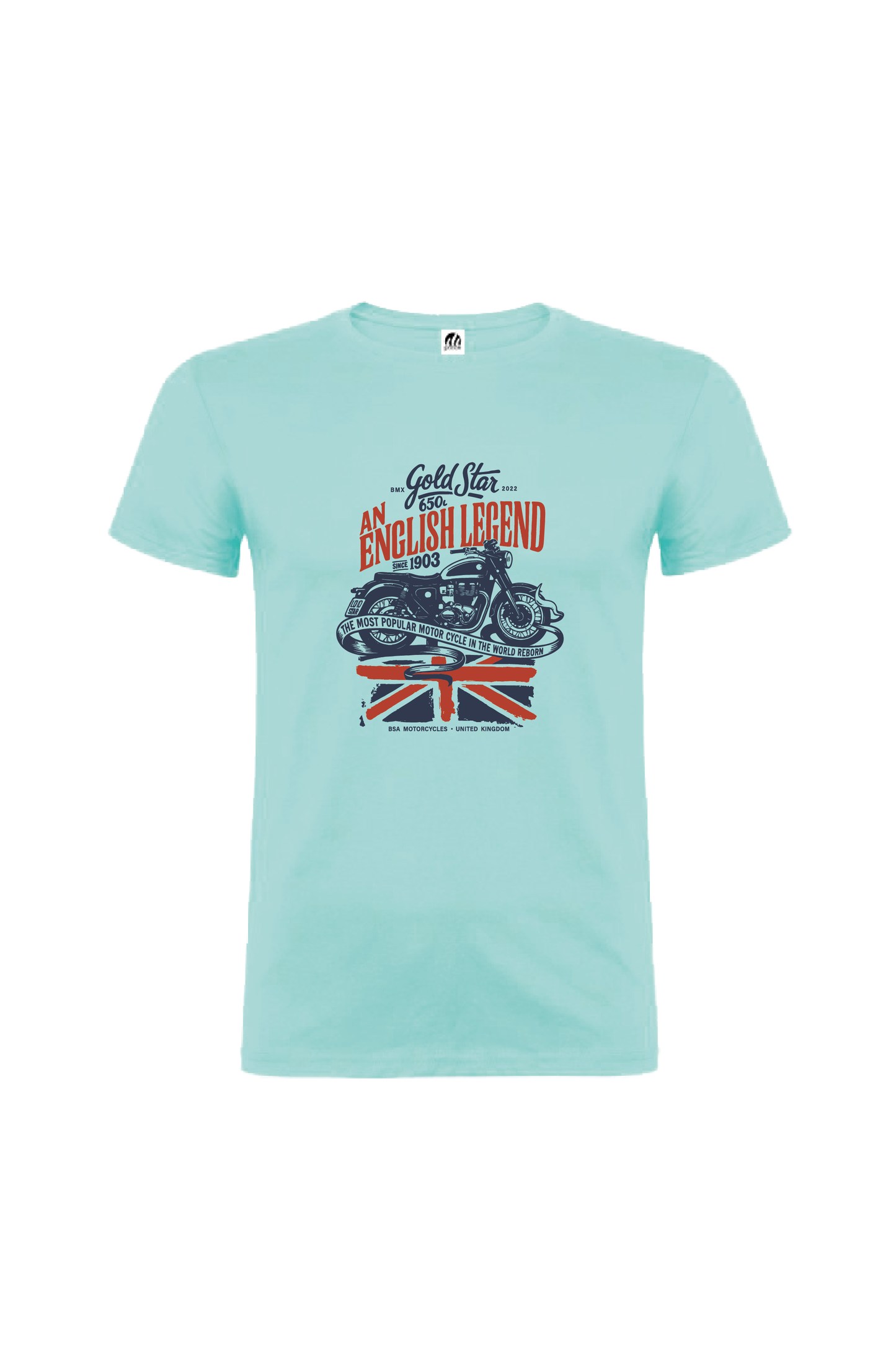 Camiseta Manga Corta Hombre Personalizada "Gold Star"