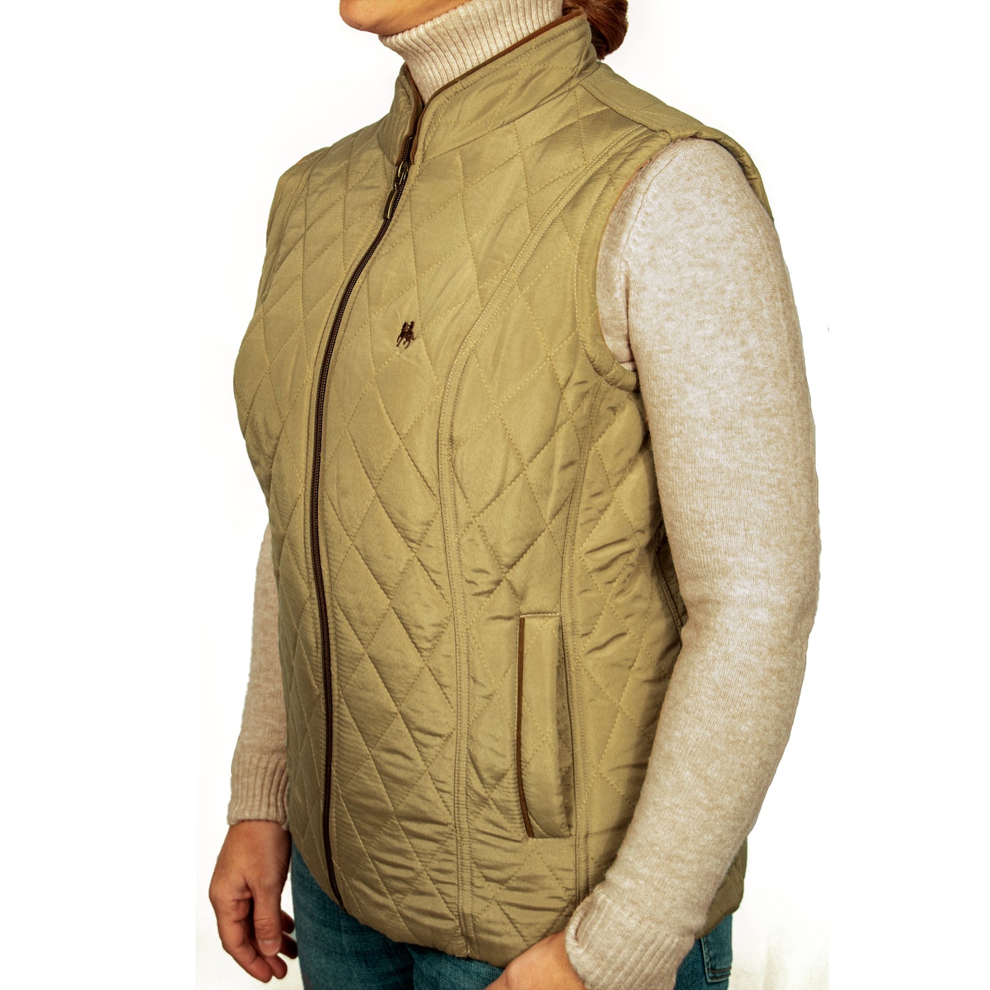 Chaleco modelo Alba Beige
