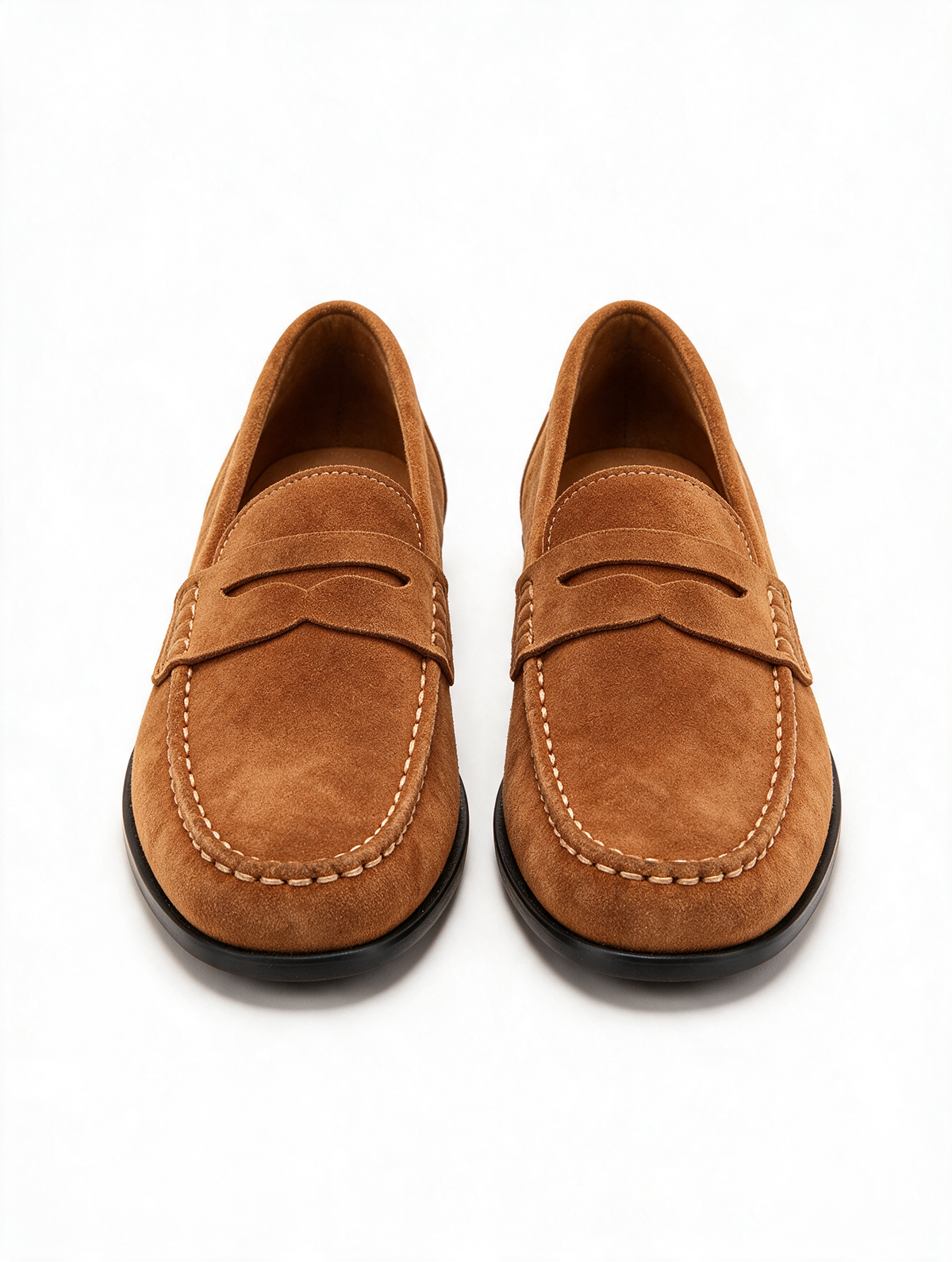 Zapatos mocasín mujer Camel