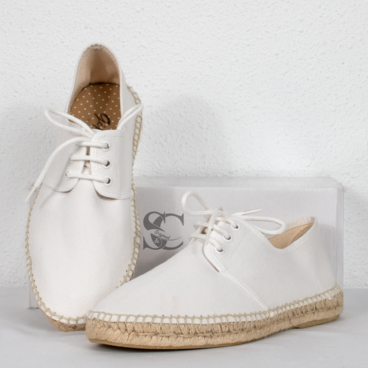 Alpargata unisex blanca