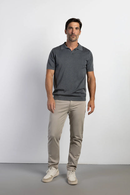 Pantalón Boston slim fit sarga 5 bolsillos Indigo