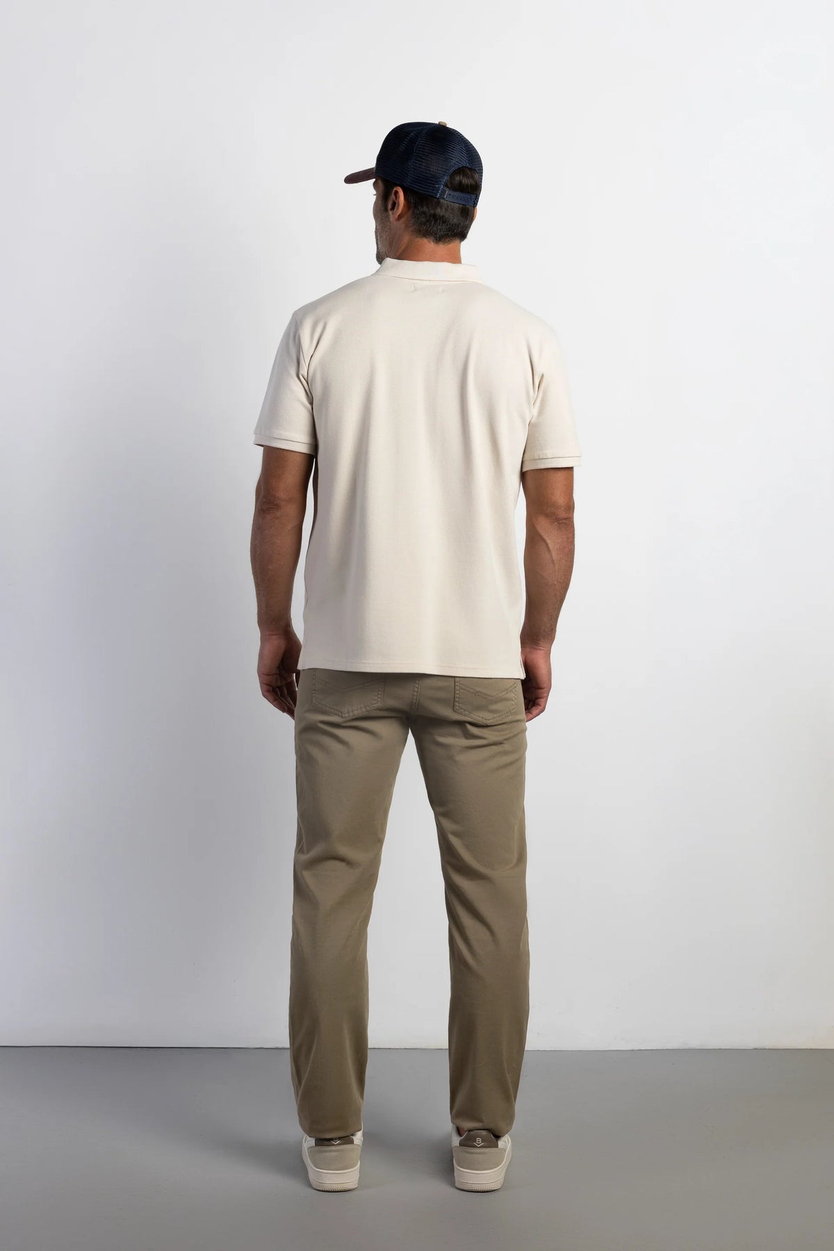 Pantalón Boston slim fit sarga 5 bolsillos Indigo