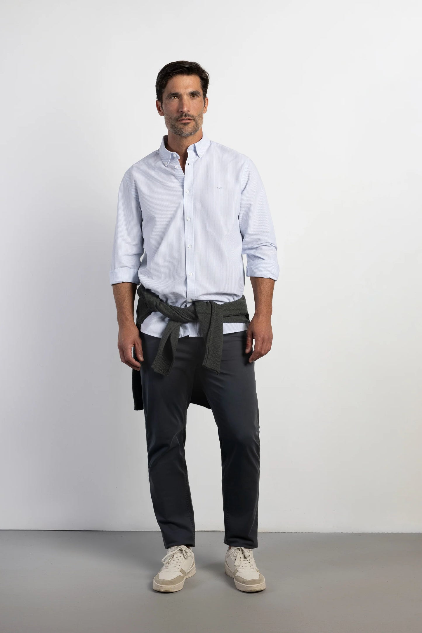 Pantalón Boston slim fit sarga 5 bolsillos Indigo