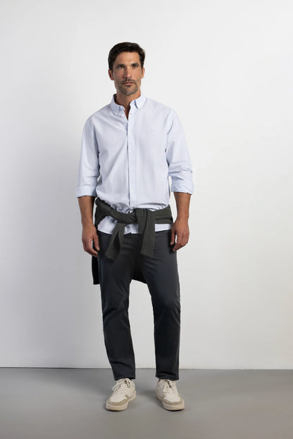 Pantalón Boston slim fit sarga 5 bolsillos Indigo