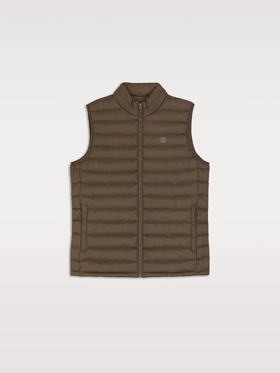 Chaleco BOSTON columbia acolchado ligero café