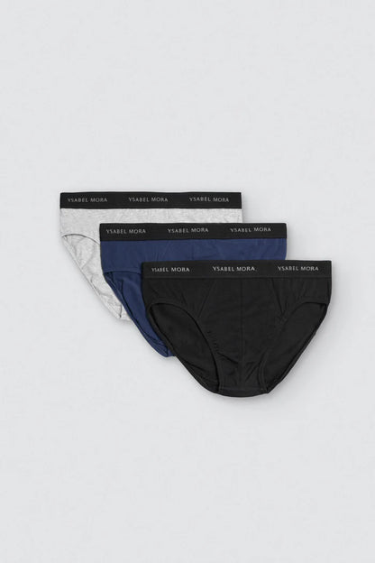Pack de Slip Básicos 3 Unidades