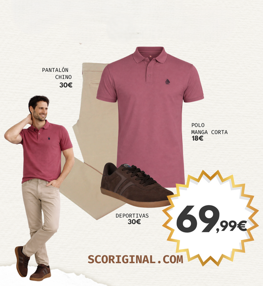 Conjunto 6 polo, chino y deportivas